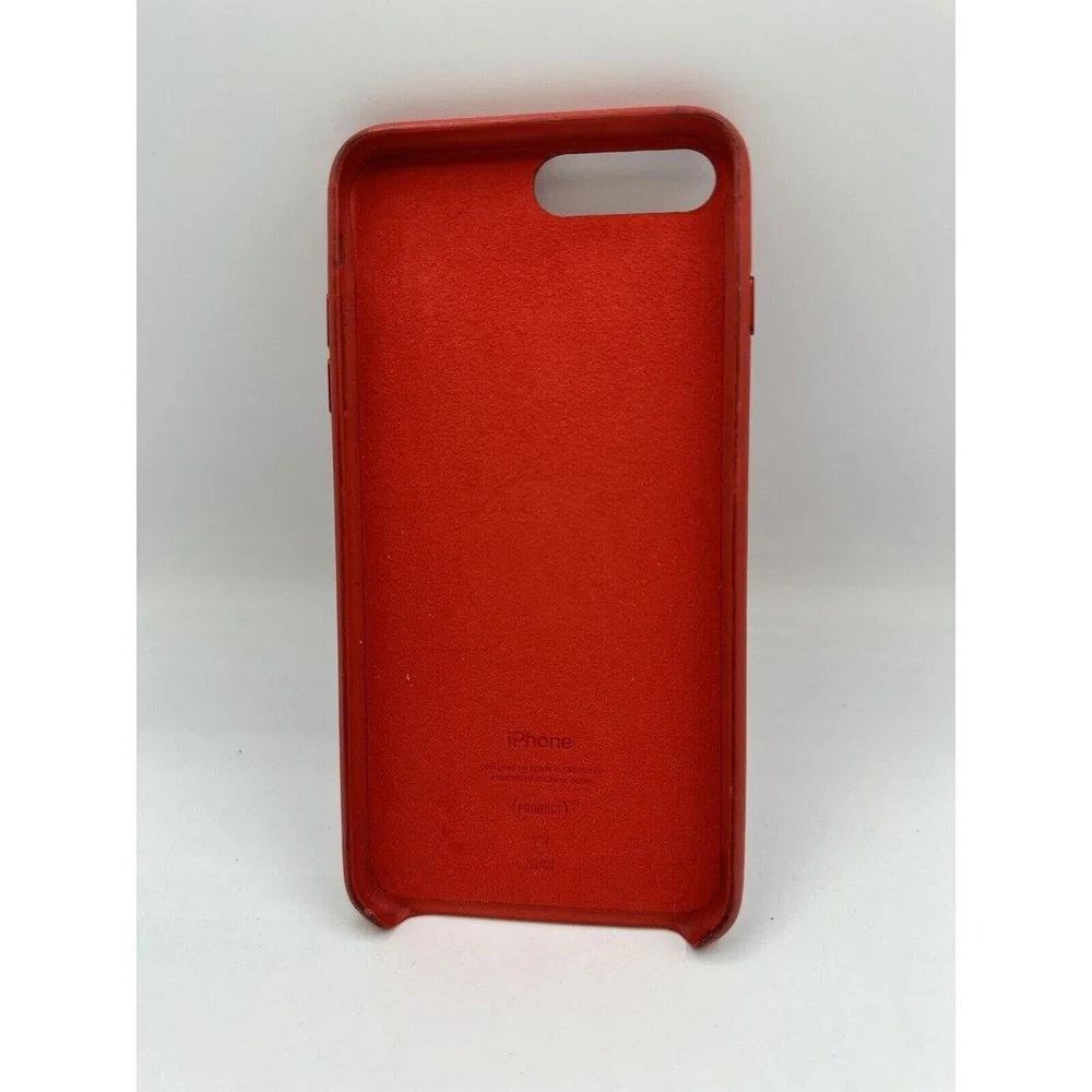 Apple iPhone 7-8 Plus Red Shock Proof Silicon Case Vintage minimalist 33-08
